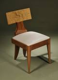 Andrew Szoeke d 1969 Inlaid Chair