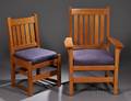 Arts  Crafts Armchair and Side Chair