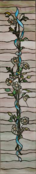 Art Nouveau Stained Glass Window