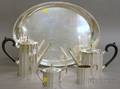 Fivepiece Lunt Silverplated Tea and Coffee Service