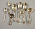Eight Assorted Sterling Silver Spoons