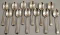 Twelve English Sterling Silver Spoons