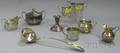 Nine Pieces of Small Sterling Silver Tableware