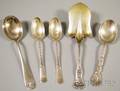Five Sterling Silver Flatware Serving Items