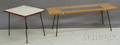 Two Midcentury Modern Tables