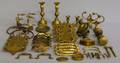Group of Decorative Brass Items Hardware and Drawer Pulls