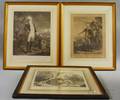 Three Framed 19th Century Prints