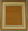 Modern Gilt and Painted Wood Frame