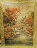 Large Asian Embroidered TextileWall Hanging