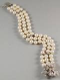 Triplestrand Cultured Pearl Bracelet