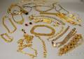 Group of Goldtone Costume Jewelry