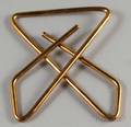 Oversized 14kt Gold Paperclip