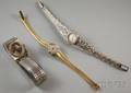 Three Gold Wristwatches