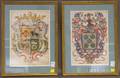 Pair of Framed Coats of Arms