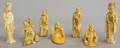 Seven Japanese Carved Ivory Figures