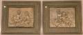 Two Composition Figural Plaques