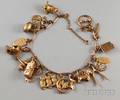 Gold Charm Bracelet