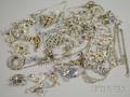 Small Group of Paste and Rhinestone Costume Jewelry