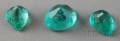 Three Unmounted Colombian Emeralds
