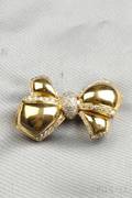 18kt Gold and Diamond Brooch