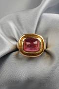 14kt Gold and Pink Tourmaline Ring