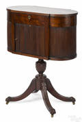 New York Federal mahogany sewing stand ca 1810
