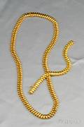 High Karat Gold Necklace and Bracelet
