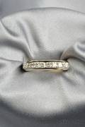 18kt Gold Platinum and Diamond Lucida Band Tiffany  Co