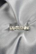 14kt White Gold and Diamond Eternity Band