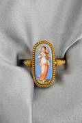 Antique 18kt Gold and Enamel Ring