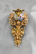 Antique 18kt Bicolor Gold Chatelaine