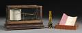 Taylor Instrument Barograph and a ThreePower Compound Microscope