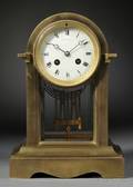 Tiffany  Company Brass Mantel Clock
