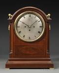 Mahogany Quarterchiming Mantel Clock