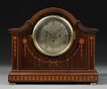 Finnigans Ltd Mahogany Quarterchiming Mantel Clock