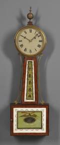 Mahogany Patent Timepiece or Banjo Clock