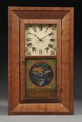 Boardman  Wells Mahogany Beveled Cased Clock