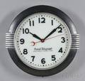 Art Deco Postal Telegraph Electric Wall Clock