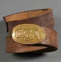 Brass Civil War Belt Buckle