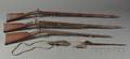 Group Collectible Arms Including Two Muskets and a Fowler