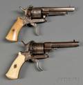Two Belgian Ivoryhandled Pistols
