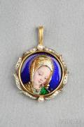 Enamel Reliquary Pendant