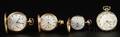 Group of Four Gold Elgin Watches