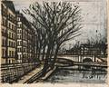 Bernard Buffet French 19281999 Paris LIle SaintLouis