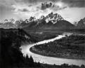 Ansel Adams American 19021984 The Tetons and the Snake River Grand Teton National Park Wyoming