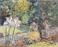 Roger Wilson Dennis American 19021996 Garden with Lilies
