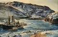 Andrew George Winter American 18931958 Monhegan Fishermen