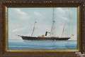 American gouache ship portrait late 19th c