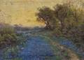 Julian Robert Julian Onderdonk American 18821922 Blue Bonnets and Cactus