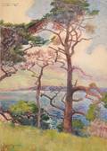 George Loftus Noyes American 18641954 Trees California Coast